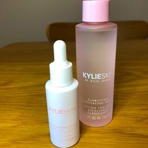 Kylie Skin clarifying toner and serum